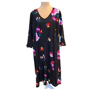 Old Navy Floral Bell Sleeve Dress NWT 4X